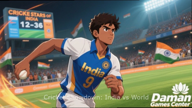 Cricket Showdown: India vs World Diwali Event Cricket Showdown: India vs World Diwali event with firework celebrations